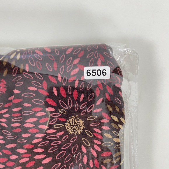 Talbots Shirt Womens 2X Brown Floral Print Long Sleeve V-Neck Knit Stretch USA - Picture 8 of 9